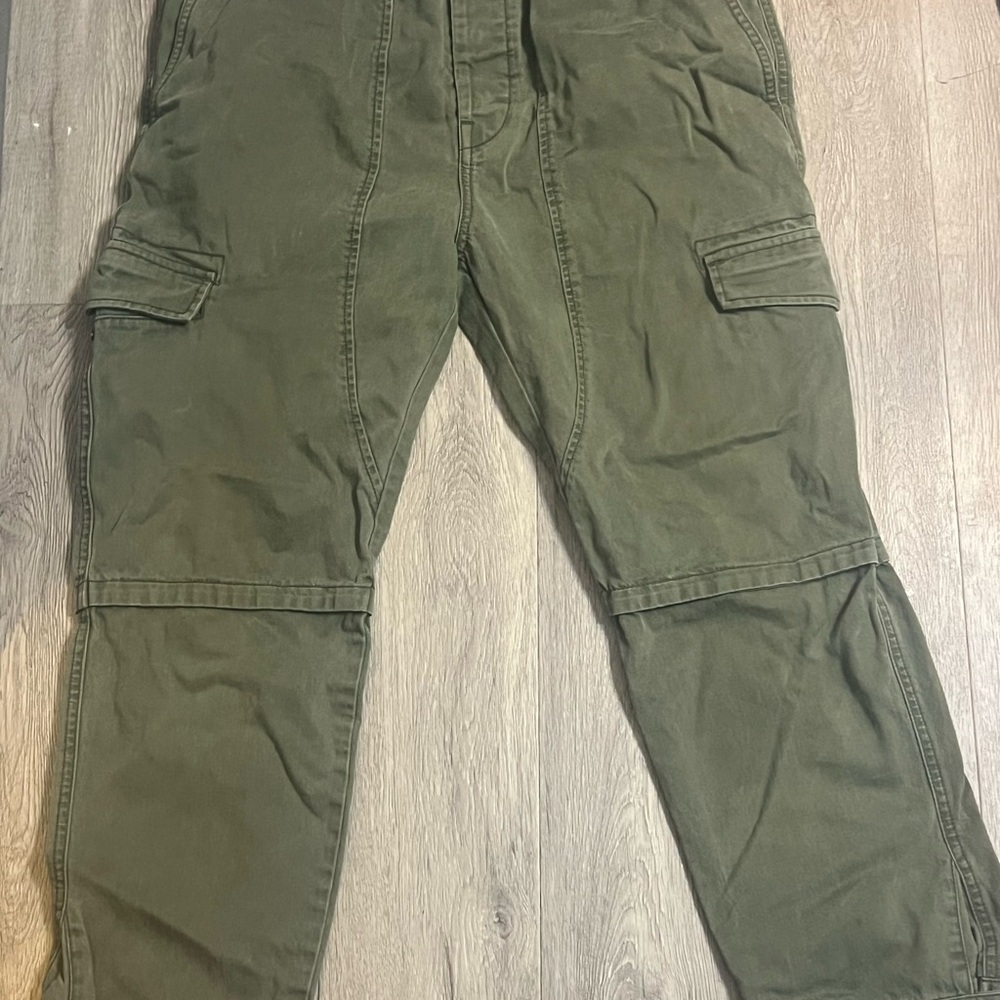 Vince Men's Forest Green Cargo Pants